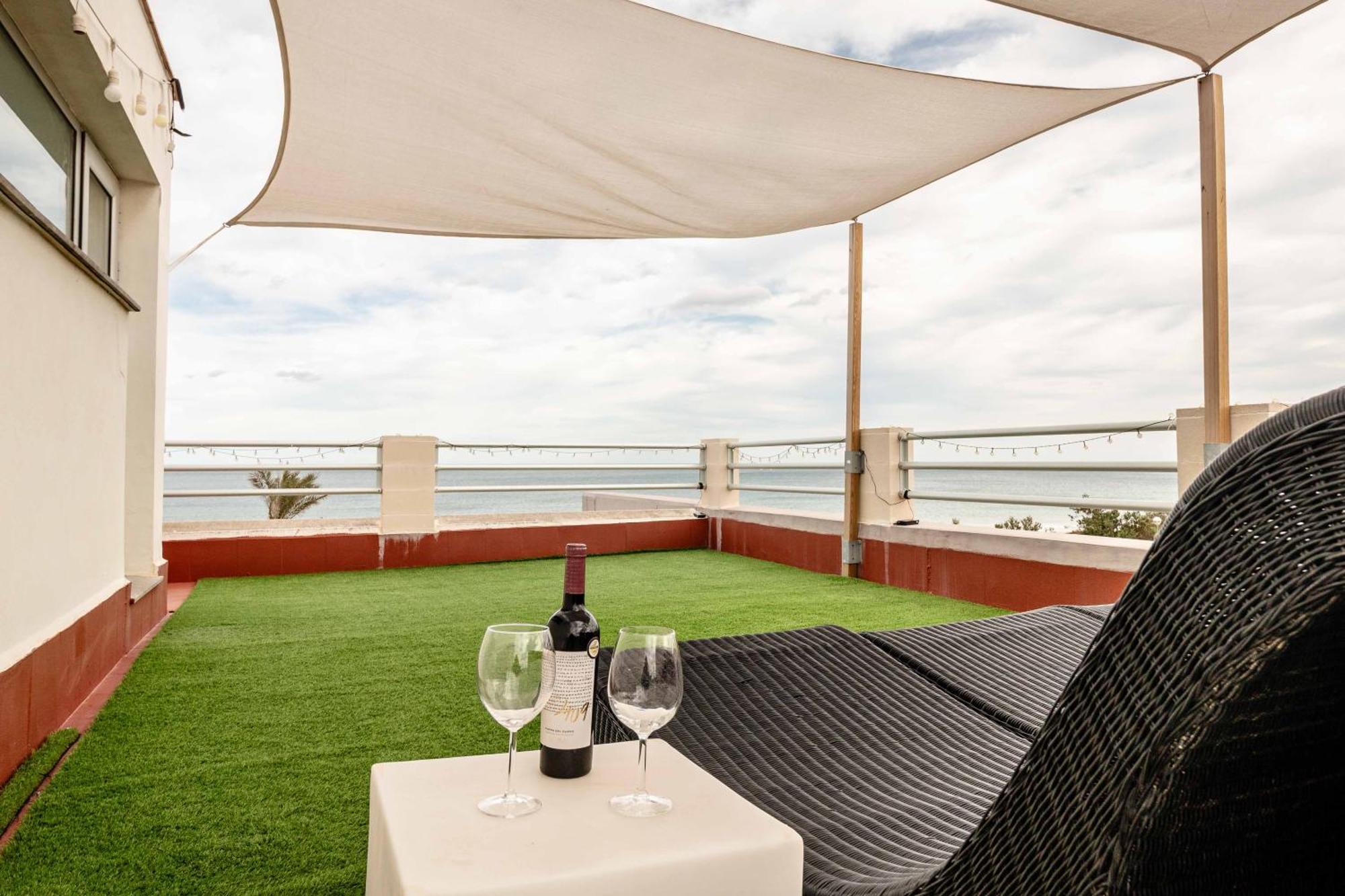 Relax Total Junto Al Mar Apartamento Oliva Exterior foto